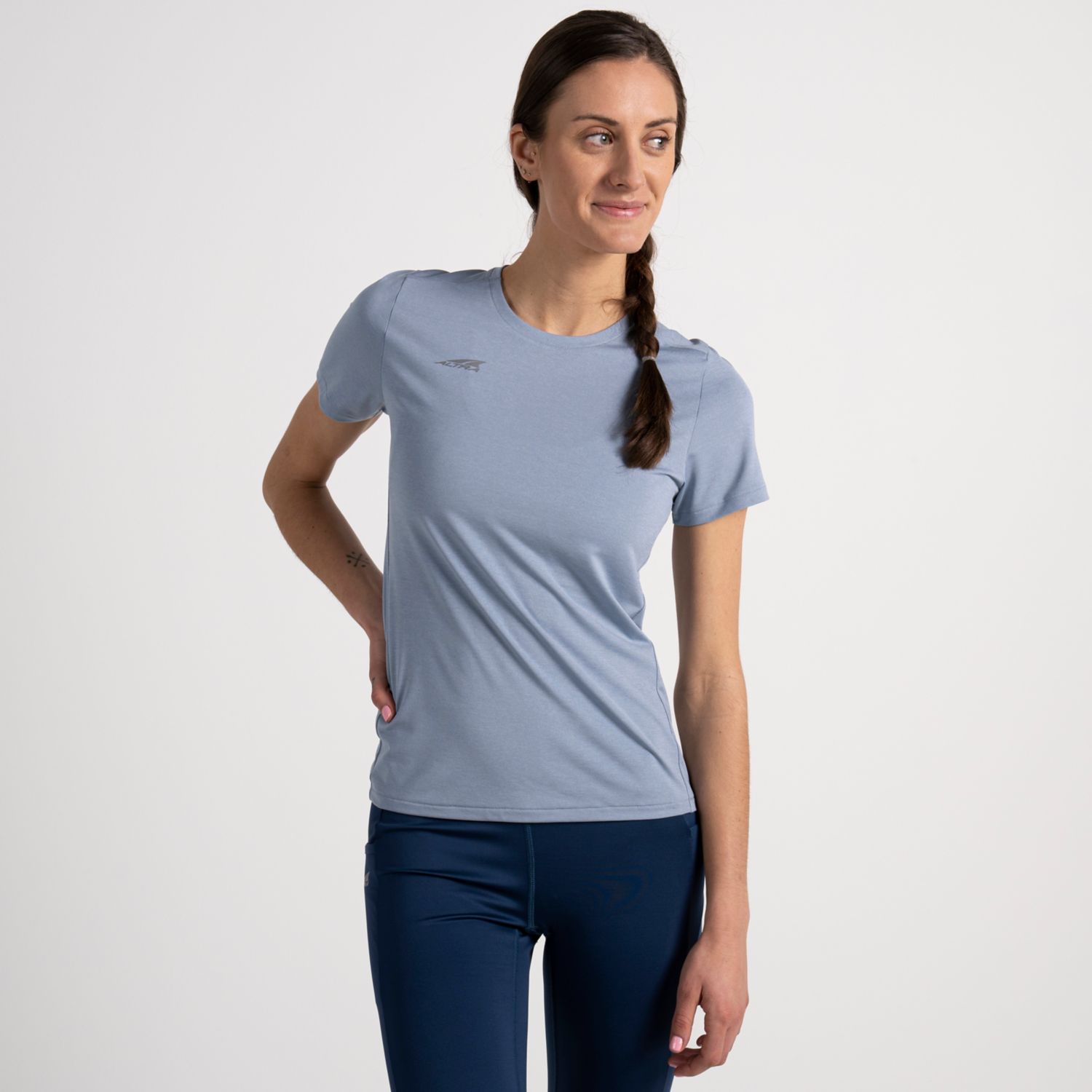 Camiseta Altra Core Mujer Azules | Mexico-24316789