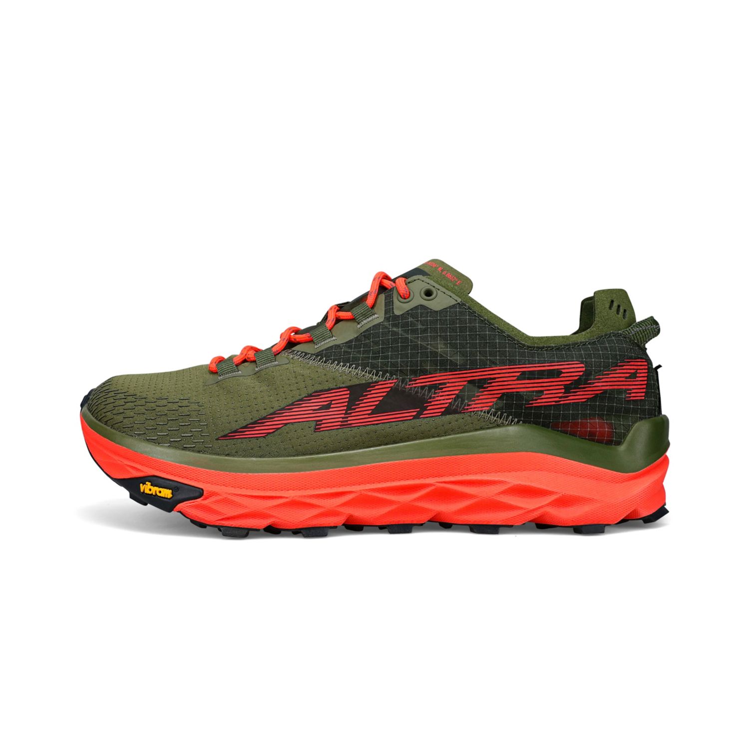 Tenis Para Trail Running Altra Mont Blanc Hombre Verde Oliva | Mexico-31750469