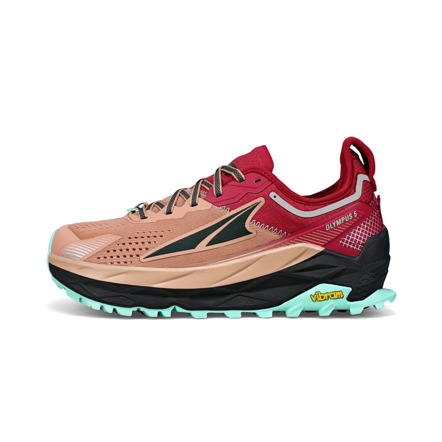 Tenis Para Trail Running Altra Olympus 5 Mujer Marrom Rojos | Mexico-46513879