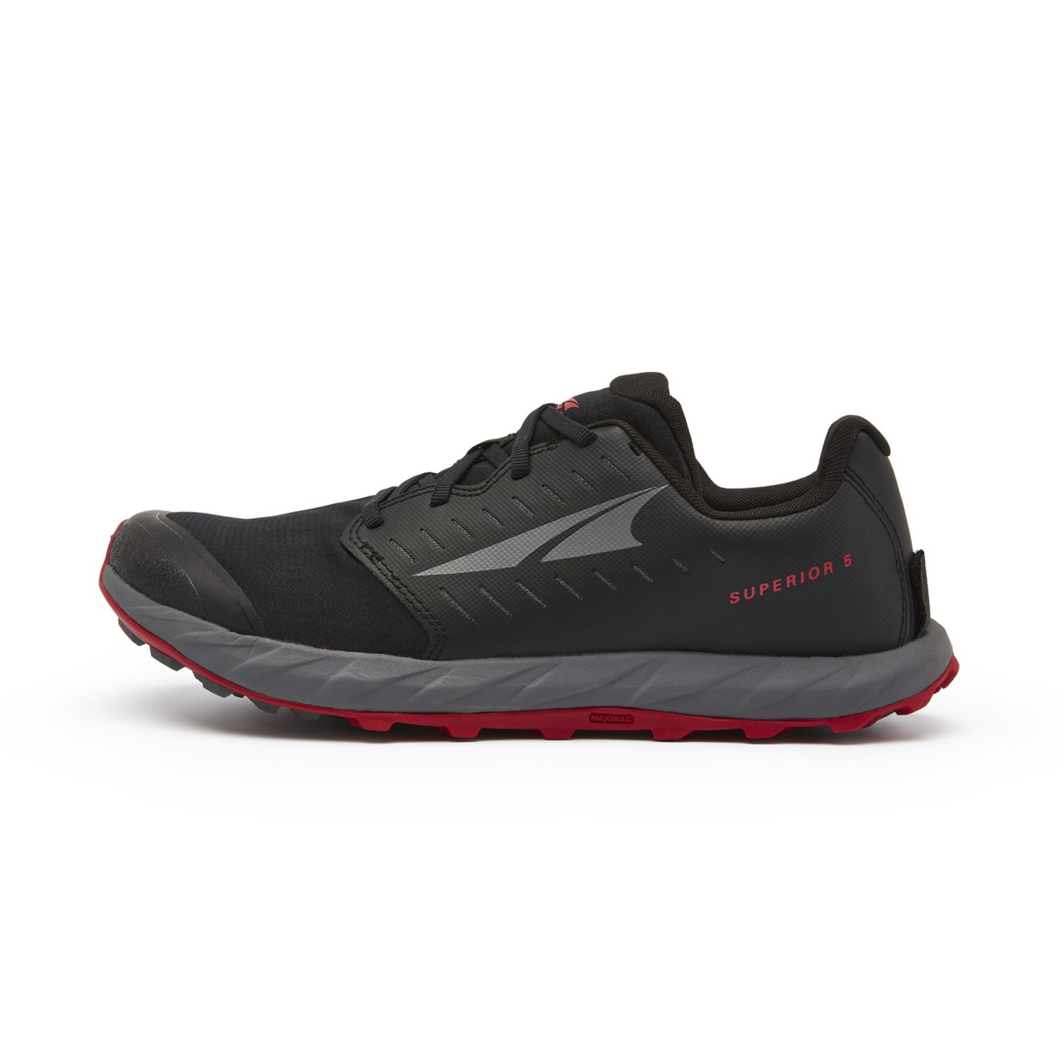 Tenis Para Trail Running Altra Superior 5 Hombre Negros Rojos | Mexico-46915219