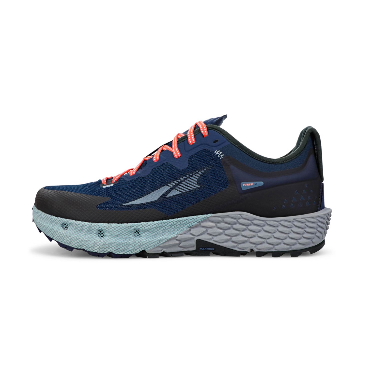 Tenis Para Trail Running Altra Timp 4 Hombre Negros Azules | Mexico-64950819