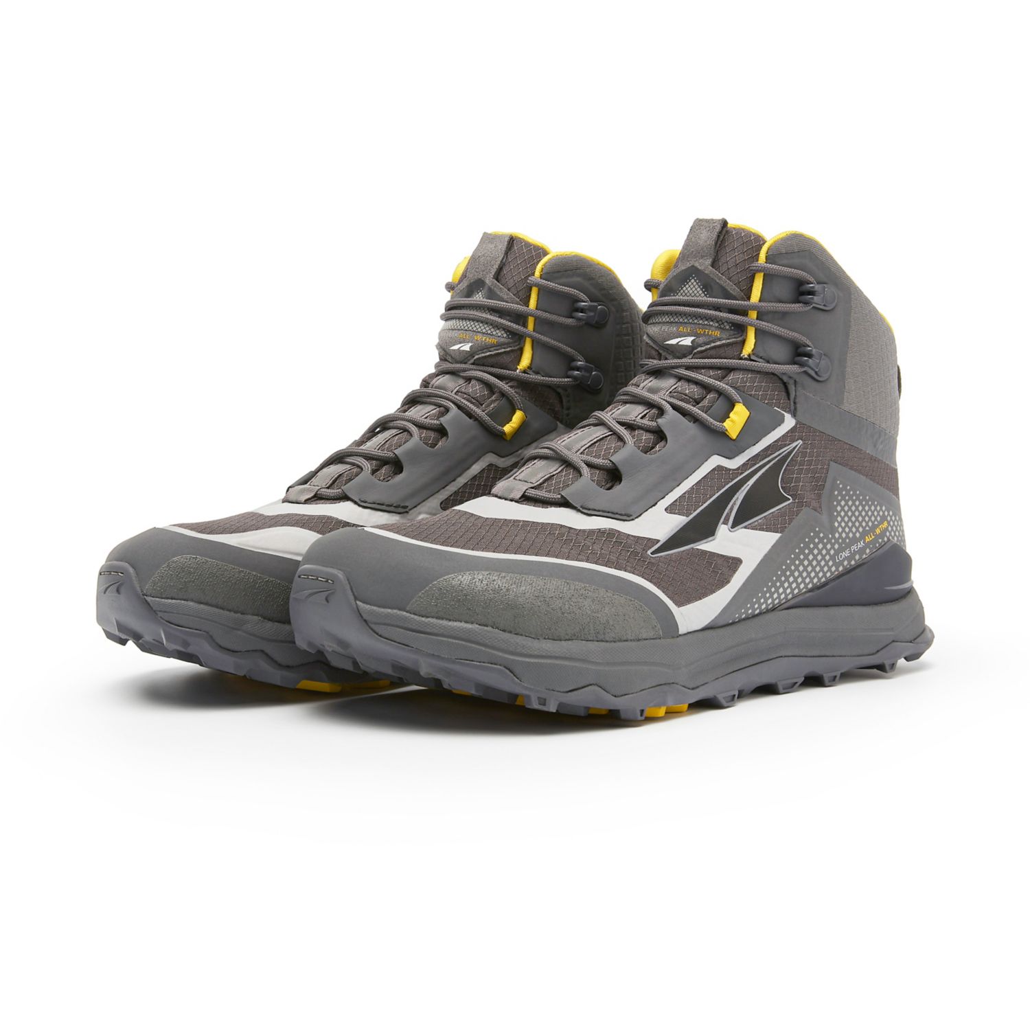 Botas Montaña Altra Lone Peak All-wthr Mid Hombre Grises Amarillos | Mexico-30265879