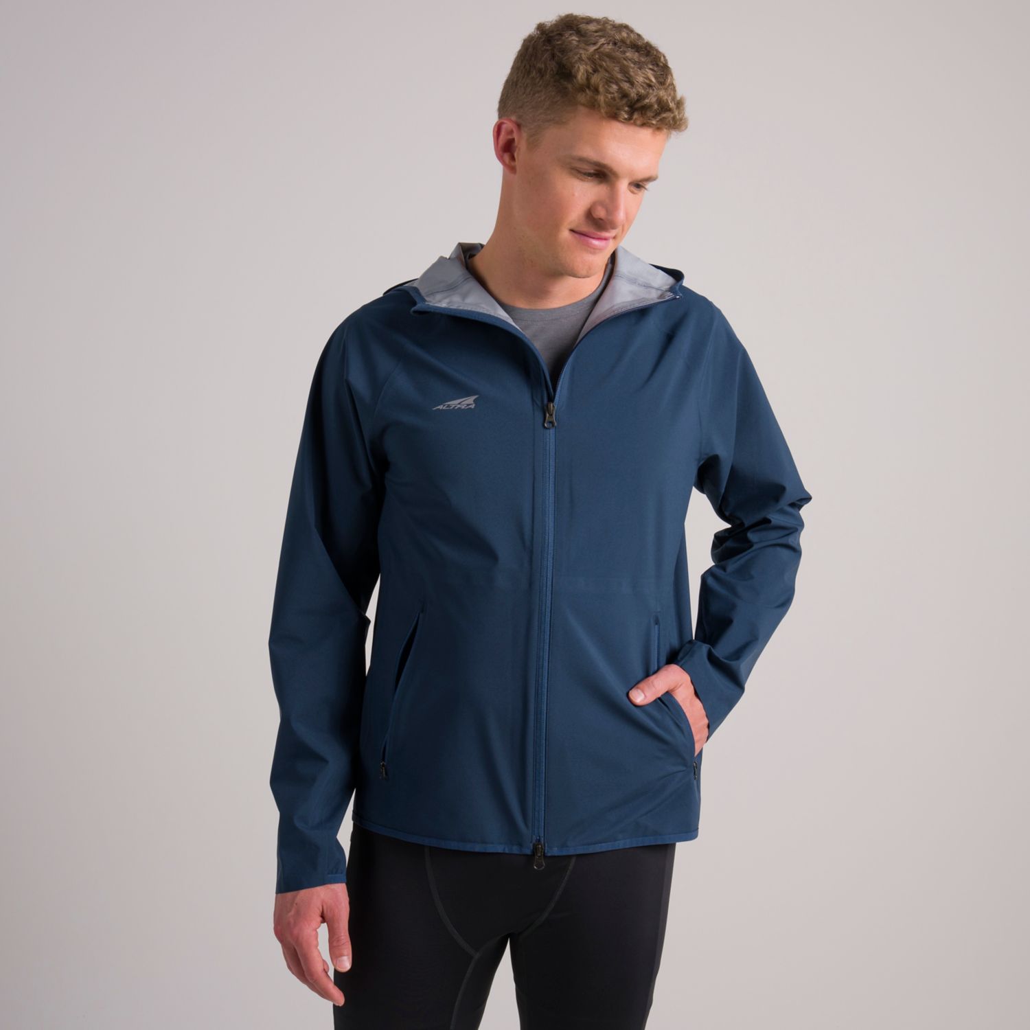 Chaqueta Para Correr Altra Impermeables Hombre Azules | Mexico-23704659