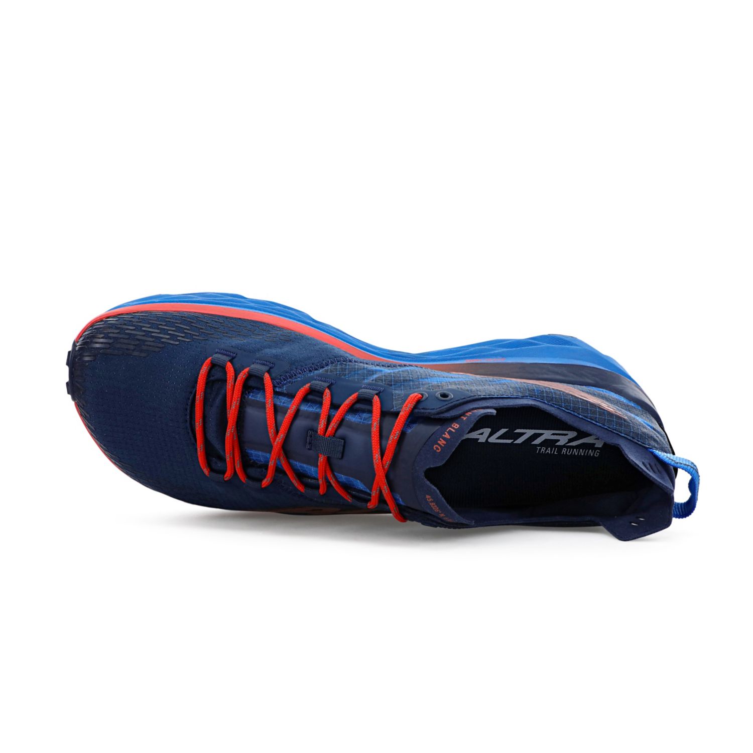 Tenis Para Trail Running Altra Mont Blanc Hombre Azules Rojos | Mexico-10596239