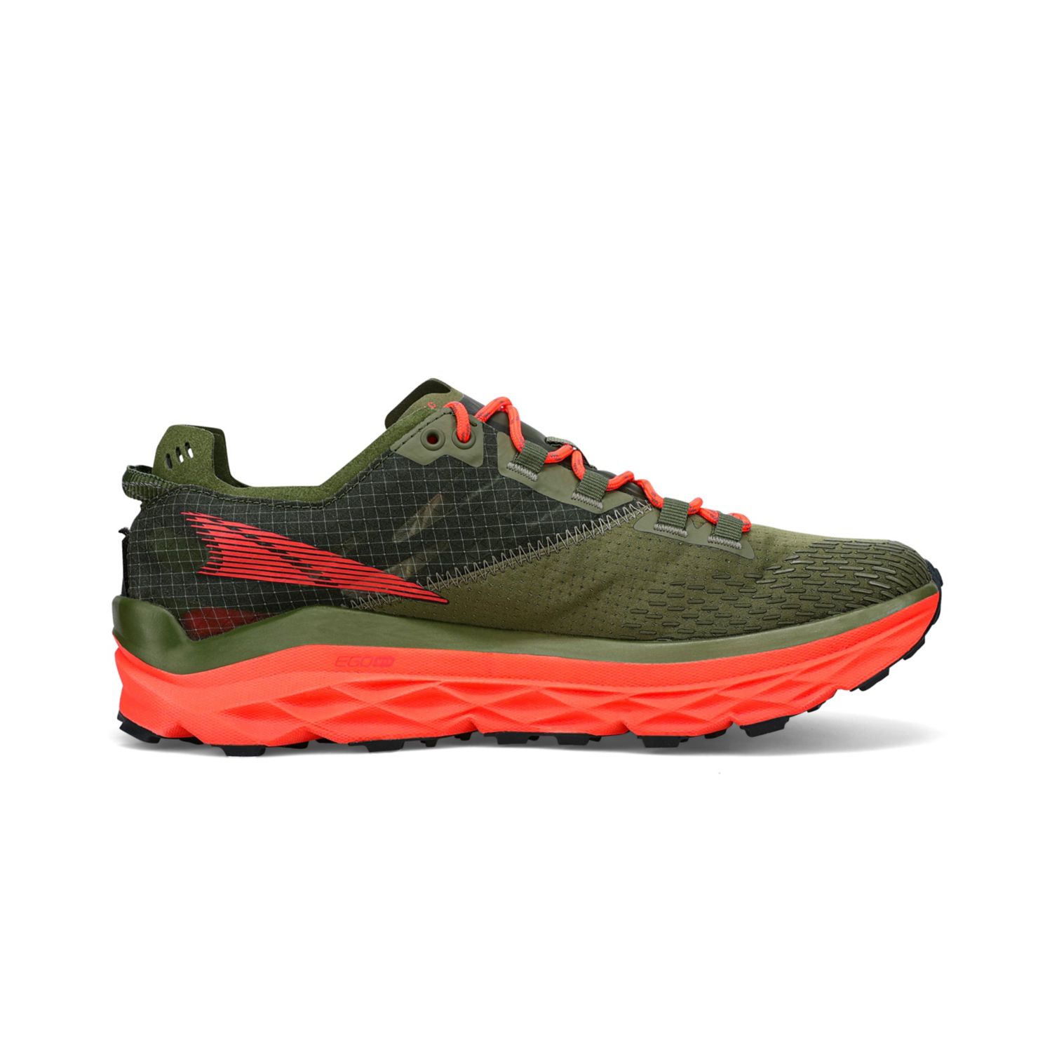 Tenis Para Trail Running Altra Mont Blanc Hombre Verde Oliva | Mexico-31750469