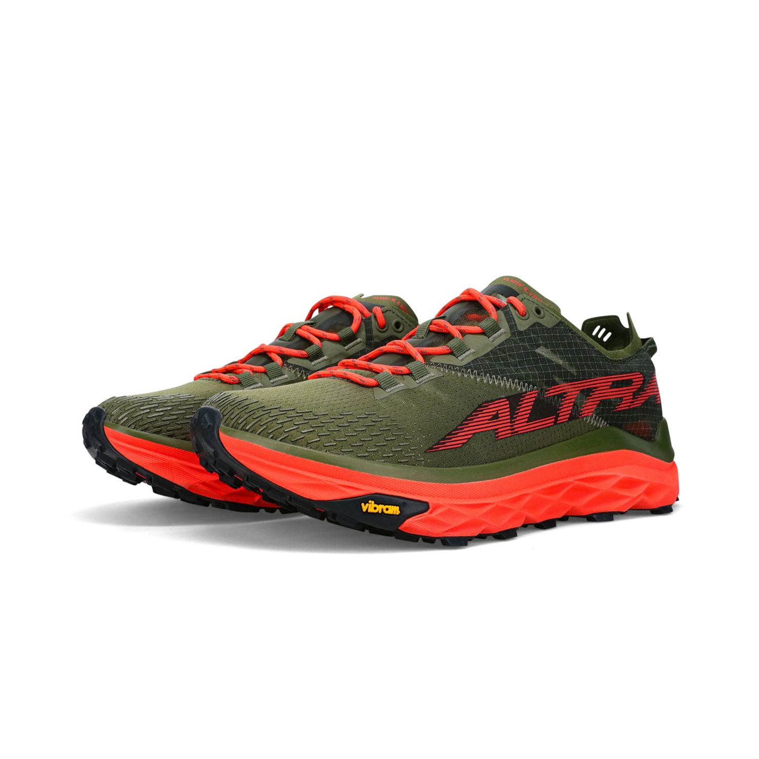 Tenis Para Trail Running Altra Mont Blanc Hombre Verde Oliva | Mexico-31750469