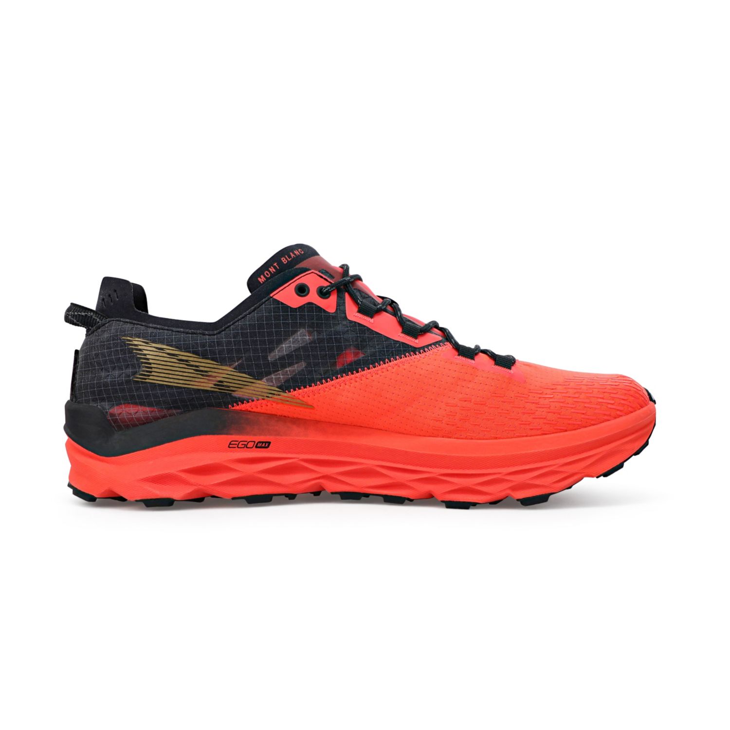 Tenis Para Trail Running Altra Mont Blanc Hombre Coral Negros | Mexico-36195849