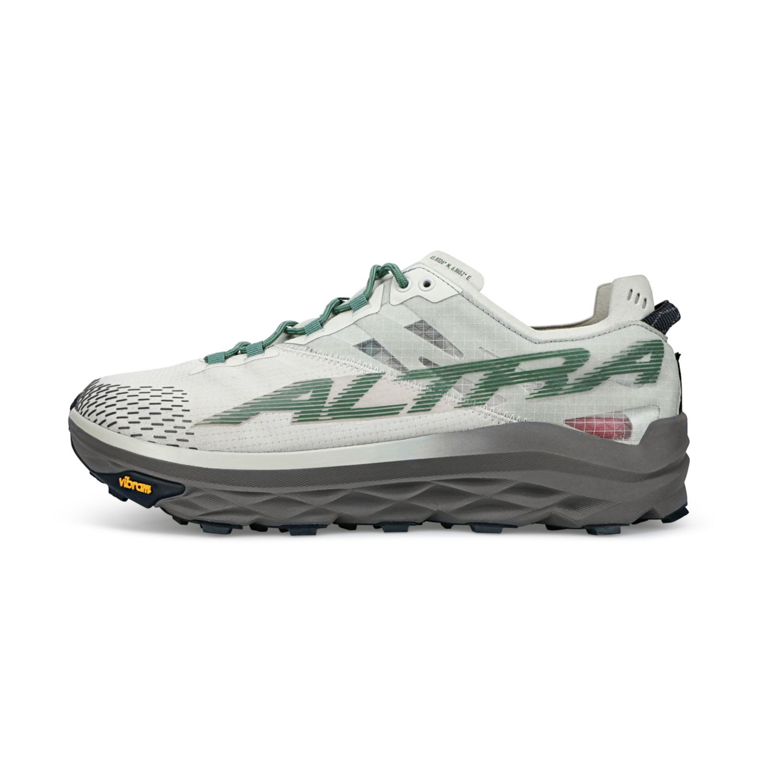 Tenis Para Trail Running Altra Mont Blanc Hombre Grises Verdes | Mexico-47985369