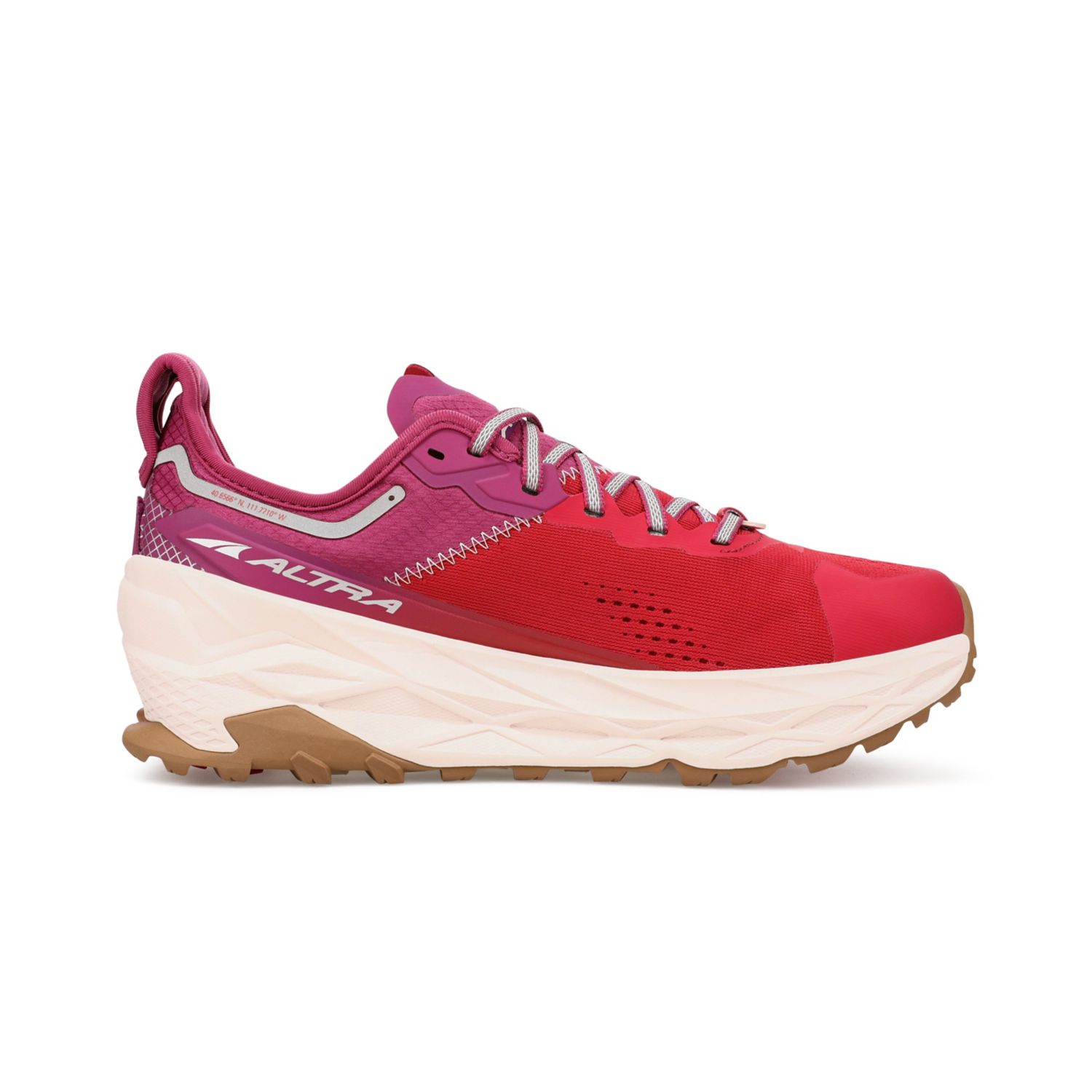 Tenis Para Trail Running Altra Olympus 5 Mujer Rojos Morados | Mexico-32907469