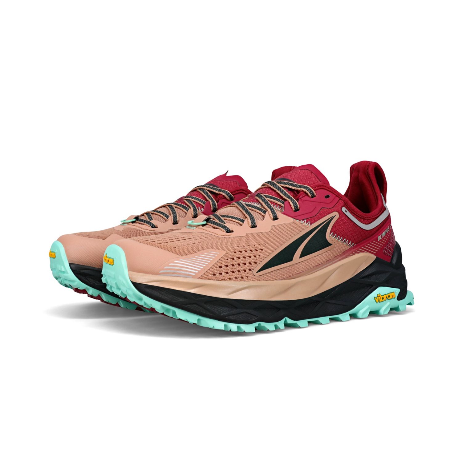 Tenis Para Trail Running Altra Olympus 5 Mujer Marrom Rojos | Mexico-46513879