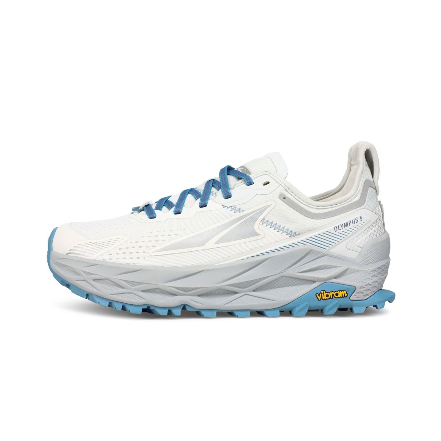 Tenis Para Trail Running Altra Olympus 5 Mujer Blancos Azules | Mexico-79416539