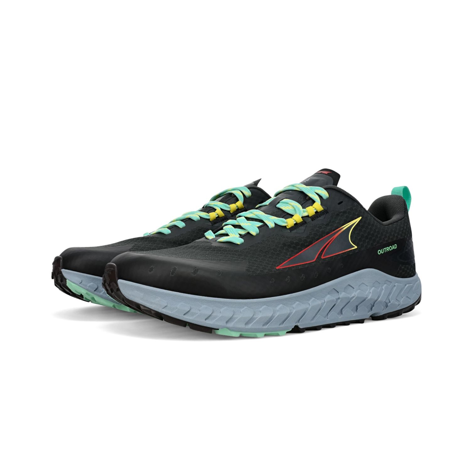 Tenis Para Trail Running Altra Outroad Hombre Grises Oscuro Azules | Mexico-72148359