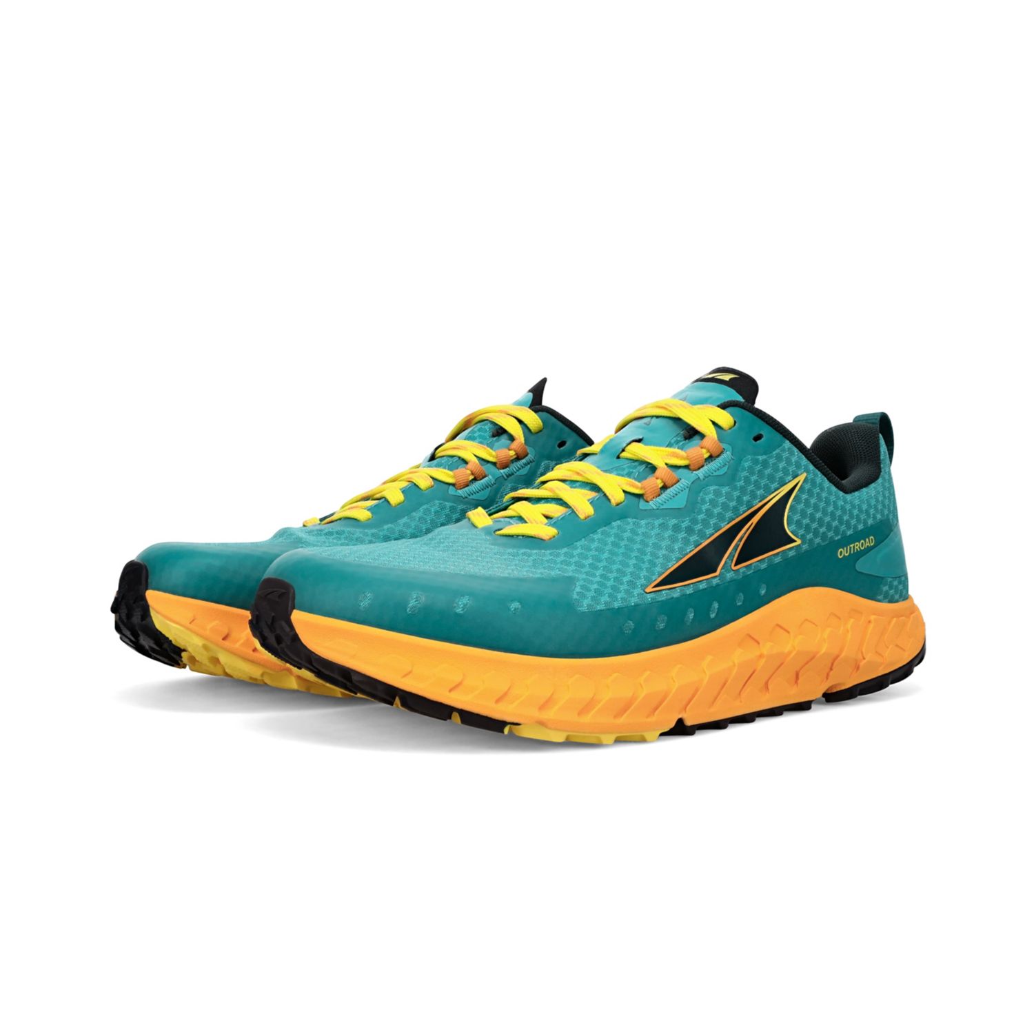 Tenis Para Trail Running Altra Outroad Mujer Turquesa Amarillos | Mexico-74651209