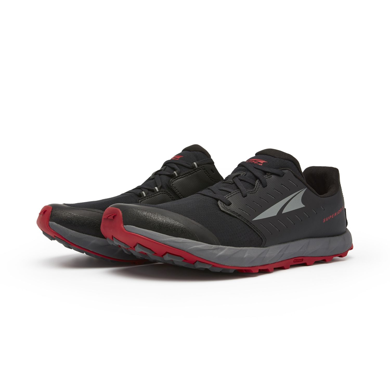 Tenis Para Trail Running Altra Superior 5 Hombre Negros Rojos | Mexico-46915219