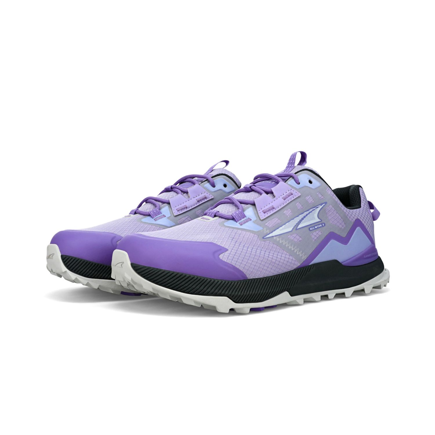 Tenis Senderismo Altra Lone Peak All-wthr Low 2 Mujer Grises Morados | Mexico-71650299